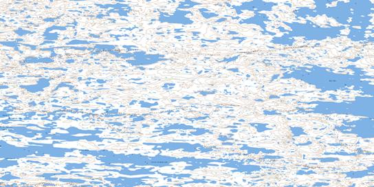 Little Forehead Lake Topo Map 086A14 at 1:50,000 scale - National Topographic System of Canada (NTS) - Toporama map