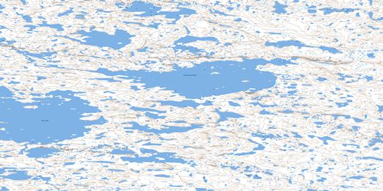Starvation Lake Topo Map 086A15 at 1:50,000 scale - National Topographic System of Canada (NTS) - Toporama map