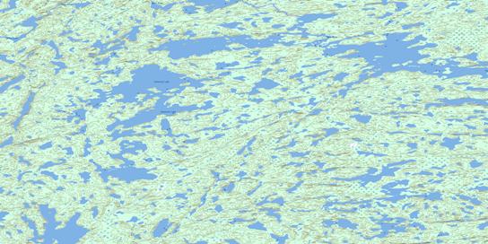 Cotterill Lake Topo Map 086B02 at 1:50,000 scale - National Topographic System of Canada (NTS) - Toporama map