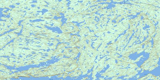 Chalco Lake Topographic map 086B06 at 1:50,000 Scale