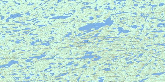 Pate Lake Topographic map 086B08 at 1:50,000 Scale