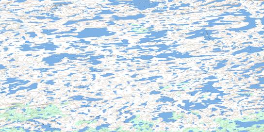 Christison Lake Topo Map 086B09 at 1:50,000 scale - National Topographic System of Canada (NTS) - Toporama map