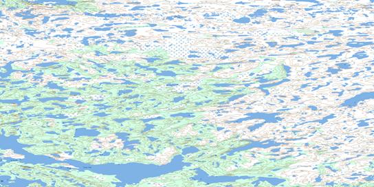 Truce Lake Topo Map 086B10 at 1:50,000 scale - National Topographic System of Canada (NTS) - Toporama map