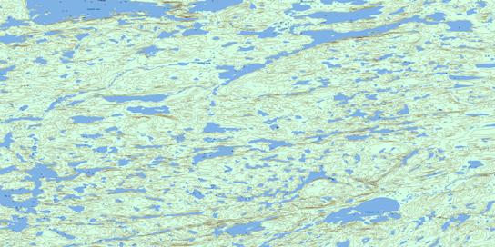 Rodrigues Lake Topo Map 086B13 at 1:50,000 scale - National Topographic System of Canada (NTS) - Toporama map