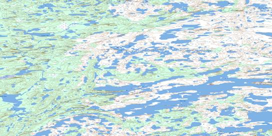 Mesa Lake Topo Map 086B14 at 1:50,000 scale - National Topographic System of Canada (NTS) - Toporama map