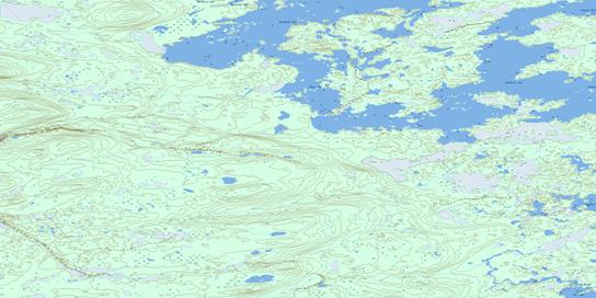 Bober Bay Topographic map 086C05 at 1:50,000 Scale