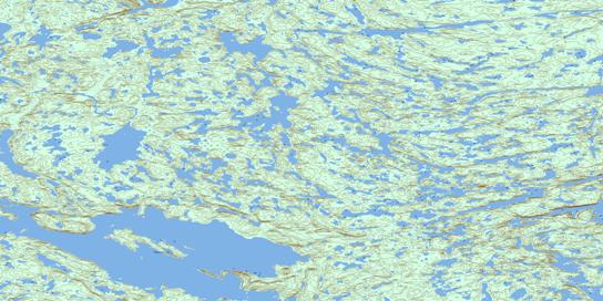 Rebesca Lake Topo Map 086C09 at 1:50,000 scale - National Topographic System of Canada (NTS) - Toporama map