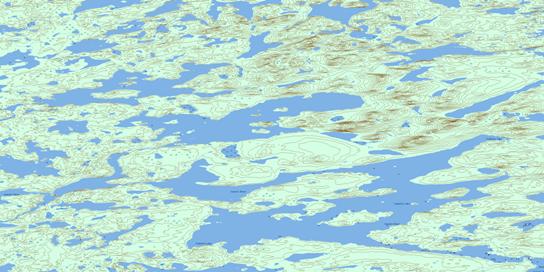 Isabella Lake Topo Map 086C13 at 1:50,000 scale - National Topographic System of Canada (NTS) - Toporama map
