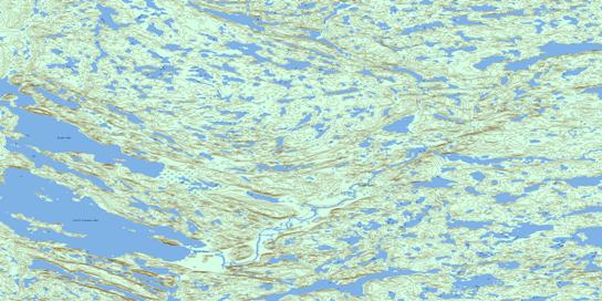 Little Crapeau Lake Topo Map 086C16 at 1:50,000 scale - National Topographic System of Canada (NTS) - Toporama map