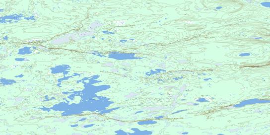 Rome Lake Topo Map 086D08 at 1:50,000 scale - National Topographic System of Canada (NTS) - Toporama map