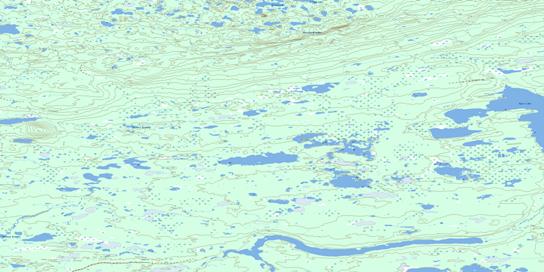 Agira Lake Topo Map 086D11 at 1:50,000 scale - National Topographic System of Canada (NTS) - Toporama map