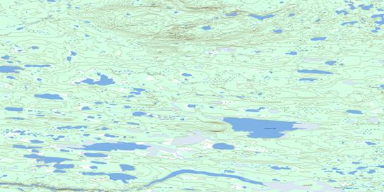 Leonforte Lake Topo Map 086D12 at 1:50,000 scale - National Topographic System of Canada (NTS) - Toporama map