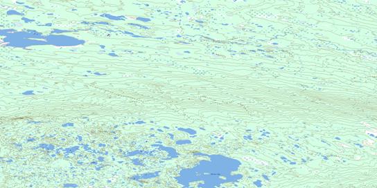 Ortona Lake Topo Map 086D14 at 1:50,000 scale - National Topographic System of Canada (NTS) - Toporama map