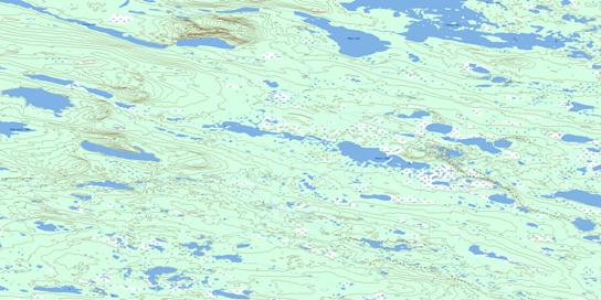 Thomas Lake Topographic map 086E03 at 1:50,000 Scale