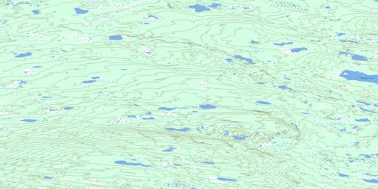 Underwater Lake Topo Map 086E04 at 1:50,000 scale - National Topographic System of Canada (NTS) - Toporama map