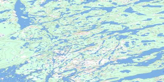 Fishtrap Lake Topo Map 086E08 at 1:50,000 scale - National Topographic System of Canada (NTS) - Toporama map