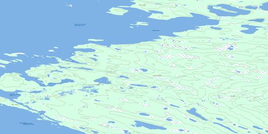 Neiland Bay Topographic map 086E12 at 1:50,000 Scale