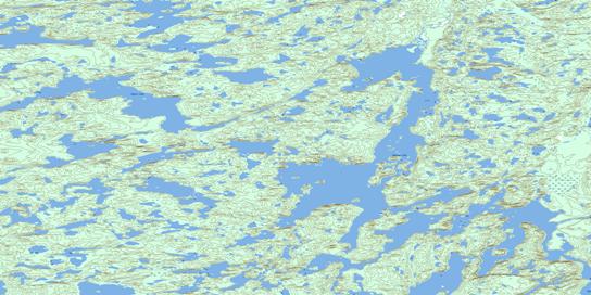 Wopmay Lake Topo Map 086F02 at 1:50,000 scale - National Topographic System of Canada (NTS) - Toporama map