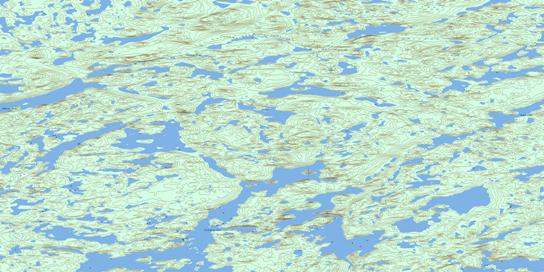 Ellington Lake Topo Map 086F03 at 1:50,000 scale - National Topographic System of Canada (NTS) - Toporama map