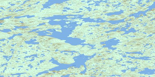 Lever Lake Topo Map 086F06 at 1:50,000 scale - National Topographic System of Canada (NTS) - Toporama map