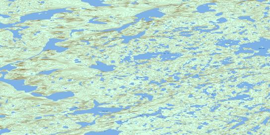 Simon Lake Topographic map 086F11 at 1:50,000 Scale
