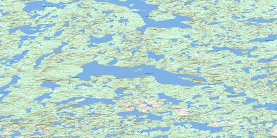 Breadner Lake Topo Map 086F15 at 1:50,000 scale - National Topographic System of Canada (NTS) - Toporama map