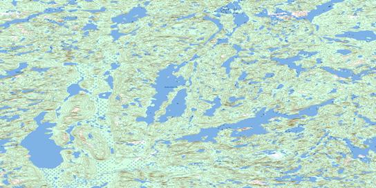 Broken Dish Lake Topo Map 086F16 at 1:50,000 scale - National Topographic System of Canada (NTS) - Toporama map