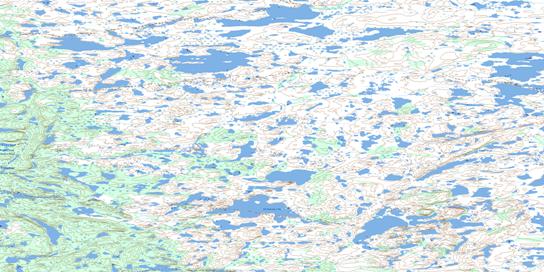 Irritation Lake Topo Map 086G03 at 1:50,000 scale - National Topographic System of Canada (NTS) - Toporama map
