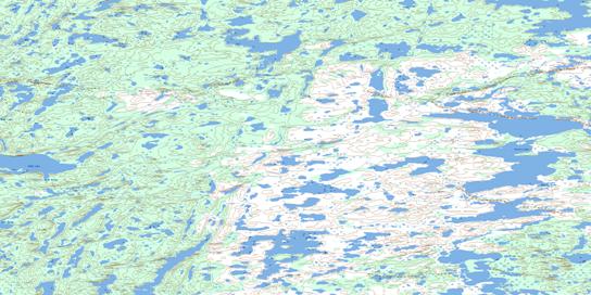 Acasta Lake Topo Map 086G05 at 1:50,000 scale - National Topographic System of Canada (NTS) - Toporama map