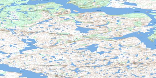 No Title Topo Map 086G08 at 1:50,000 scale - National Topographic System of Canada (NTS) - Toporama map