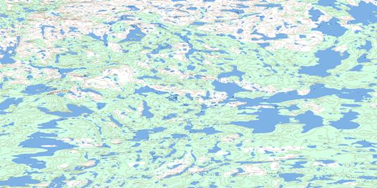 Scotstoun Lake Topographic map 086G11 at 1:50,000 Scale