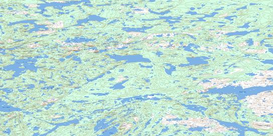 Havant Lake Topo Map 086G13 at 1:50,000 scale - National Topographic System of Canada (NTS) - Toporama map