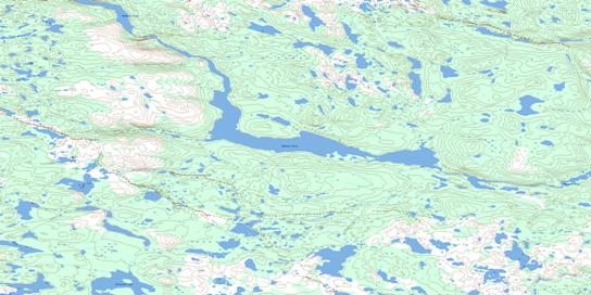 Mcintosh Lake Topo Map 086G15 at 1:50,000 scale - National Topographic System of Canada (NTS) - Toporama map