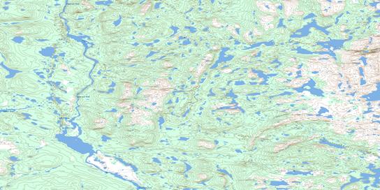 No Title Topo Map 086G16 at 1:50,000 scale - National Topographic System of Canada (NTS) - Toporama map
