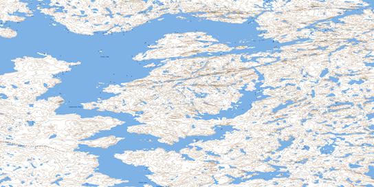 No Title Topographic map 086H01 at 1:50,000 Scale