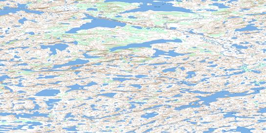 No Title Topographic map 086H04 at 1:50,000 Scale