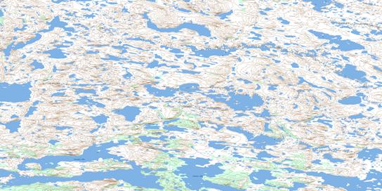 Carousel Lake Topographic map 086H13 at 1:50,000 Scale