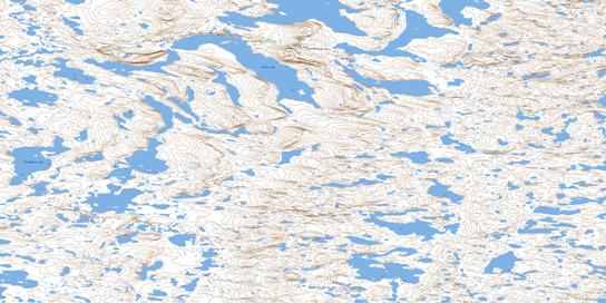 Cowles Lake Topographic map 086H14 at 1:50,000 Scale