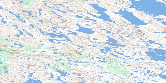 White Sandy River Topo Map 086I04 at 1:50,000 scale - National Topographic System of Canada (NTS) - Toporama map