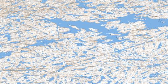 No Title Topo Map 086I16 at 1:50,000 scale - National Topographic System of Canada (NTS) - Toporama map