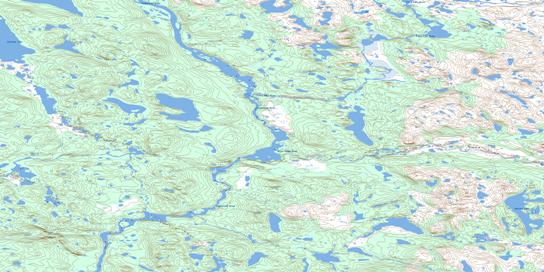 Fairy Lake River Topographic map 086J01 at 1:50,000 Scale