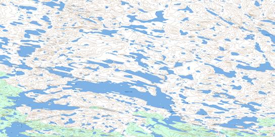 Hepburn Lake Topo Map 086J06 at 1:50,000 scale - National Topographic System of Canada (NTS) - Toporama map
