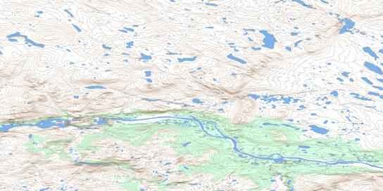 No Title Topo Map 086J13 at 1:50,000 scale - National Topographic System of Canada (NTS) - Toporama map