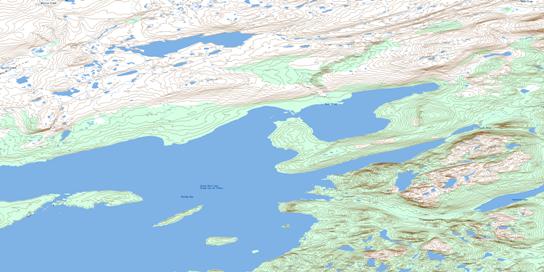 Bunn Creek Topographic map 086K12 at 1:50,000 Scale