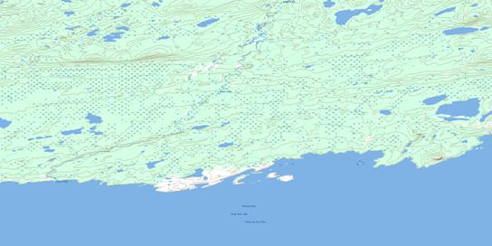 Blood Creek Topo Map 086L07 at 1:50,000 scale - National Topographic System of Canada (NTS) - Toporama map