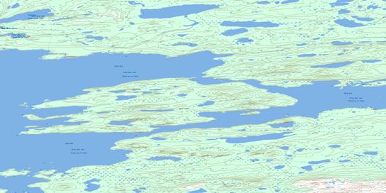 Ritch Island Topographic map 086L14 at 1:50,000 Scale