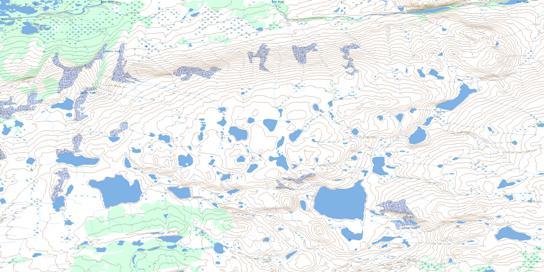 Janitzi Creek Topo Map 086L16 at 1:50,000 scale - National Topographic System of Canada (NTS) - Toporama map