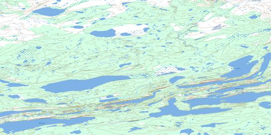 Sulky Lake Topographic map 086M03 at 1:50,000 Scale