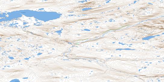 Lac Rouviere Topographic map 086N03 at 1:50,000 Scale