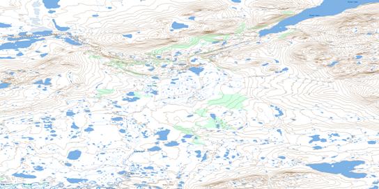 Hanbury Kopje Topo Map 086N05 at 1:50,000 scale - National Topographic System of Canada (NTS) - Toporama map